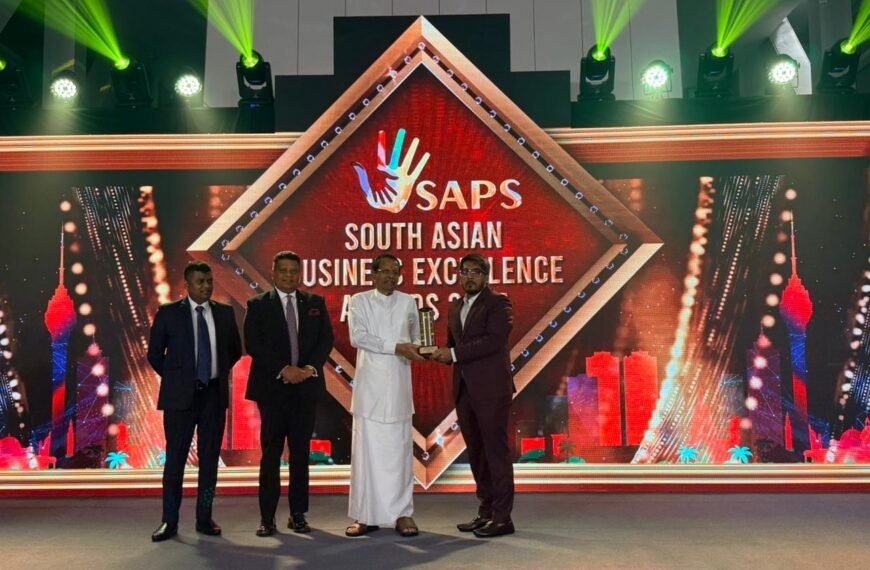 M360 ICT Receives Prestigious SAPSAA Award from Former President of Sri Lanka
