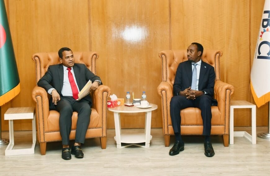 Somali Ambassador Calls on FBCCI Administrator to Strengthen Bangladesh–Somalia Trade Cooperation