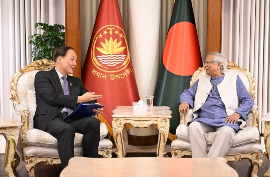 Chief Adviser calls for expansion of Korean language program in Bangladesh to enhance education, training and employment opportunities for Bangladeshi youth in Korea