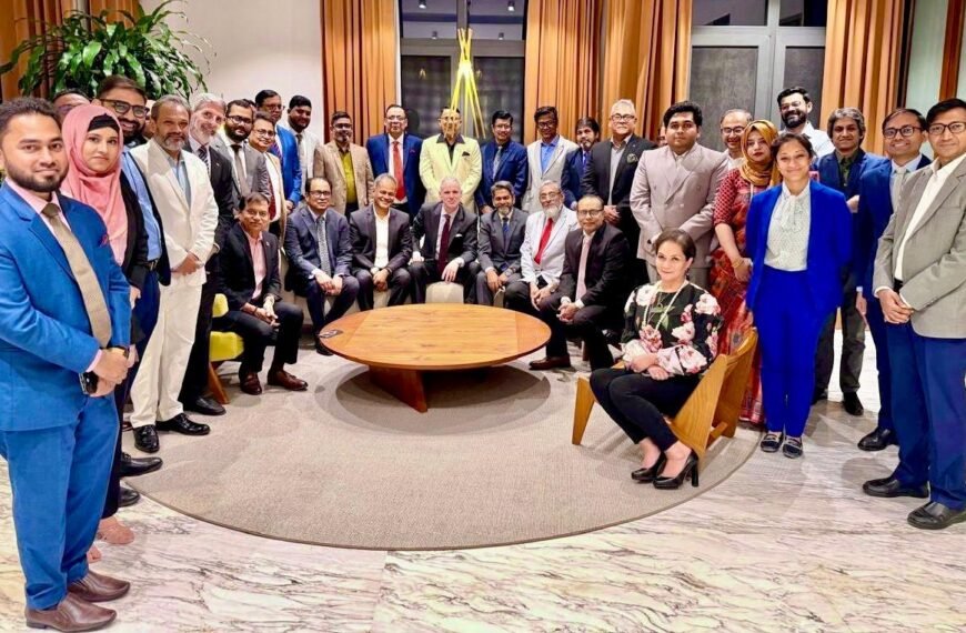 Swiss Embassy in Dhaka hosted its Annual Reception in honor of SBCCI Members