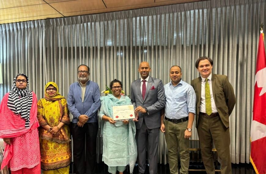 Canadian High Commission honours Kalpana…
