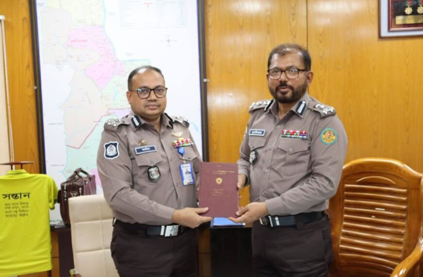 Mohammad Zahidul Hasan take charge as KMP Commissioner