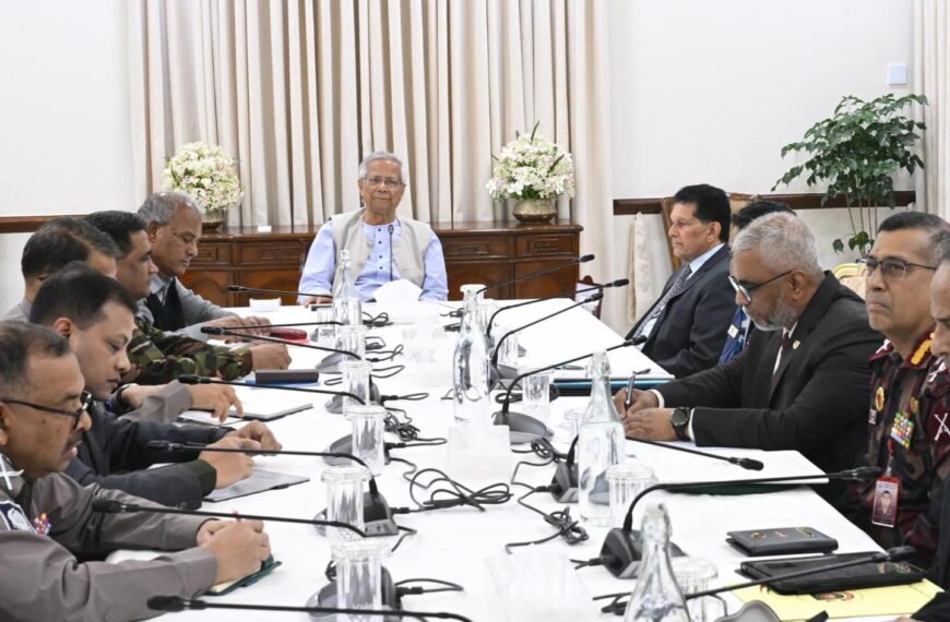 Law and order situation must be maintained at all costs before the upcoming national elections: Chief Adviser