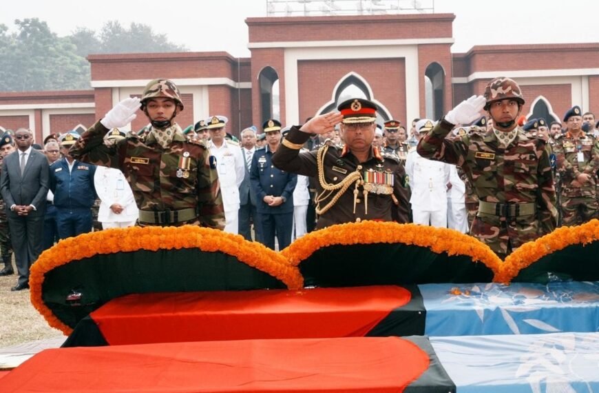 Funeral prayers for peacekeepers martyred&hellip;