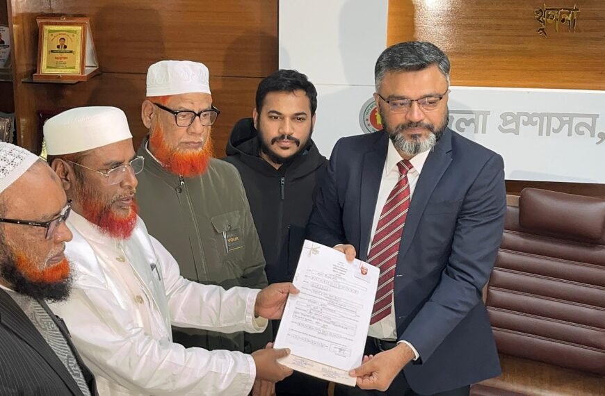 Jamaat-e-Islami candidate Mia Golam Parwar submits nomination papers for Khulna-5 constituency