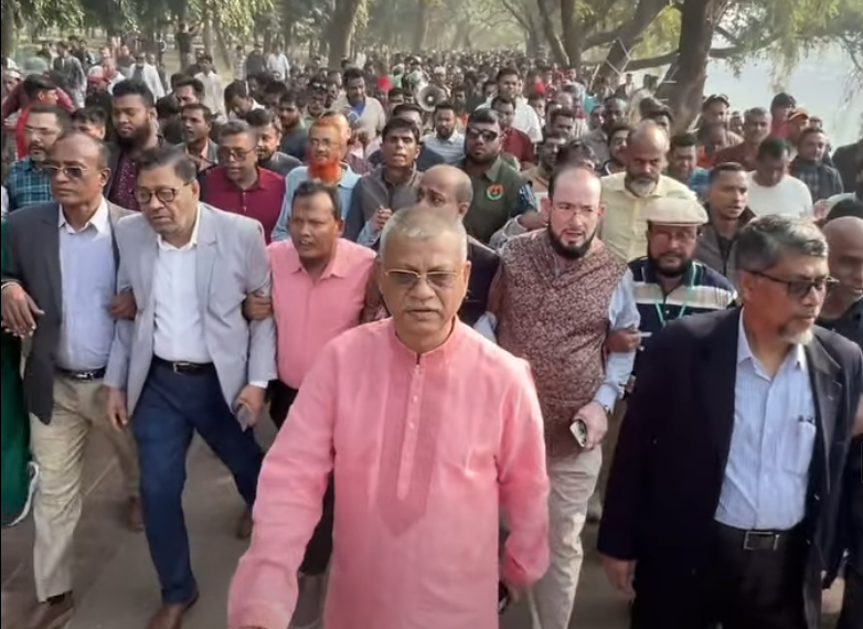 On the occasion of the Great Victory Day, a huge Victory Day rally was held under the leadership of BNP’s nominated candidate Saiful Alam Nirob from Dhaka-12 constituency