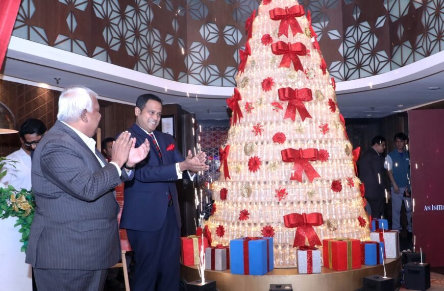 Crowne Plaza Dhaka Gulshan Unveils Bangladesh’s First Christmas Tree Made from Fully Recycled Plastic Bottles