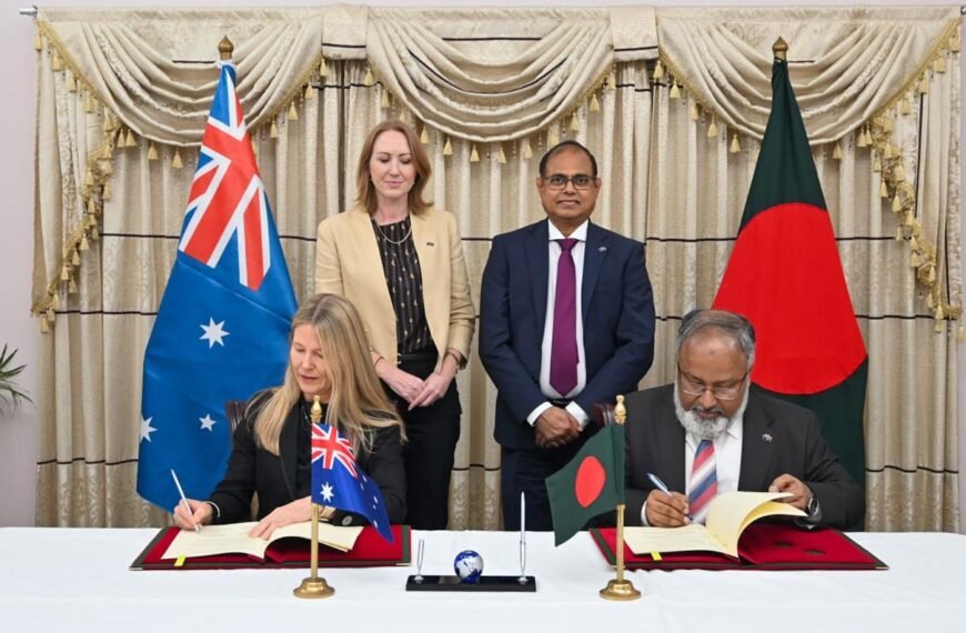 Bangladesh and Australia Sign MoU&hellip;