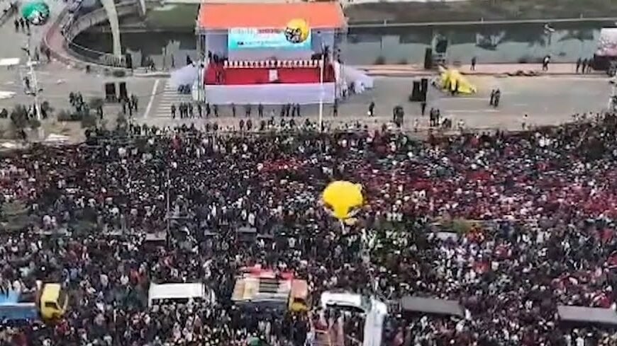 Crowds throng Purbachal to welcome&hellip;