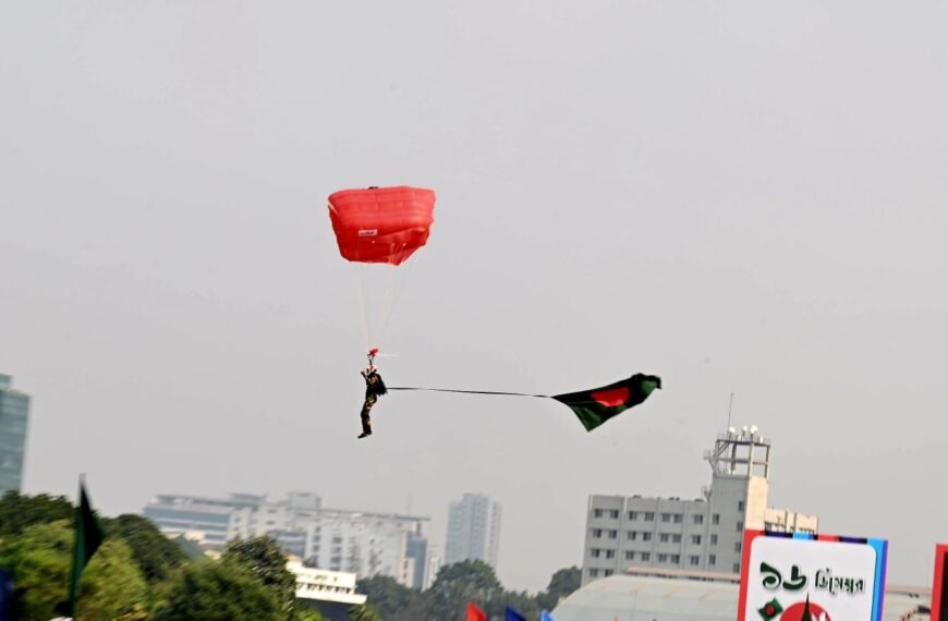 Parachuting with the most flags&hellip;