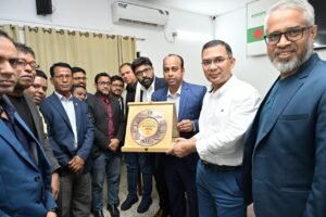 Dhaka Reporters Unity leaders pay courtesy call on&hellip;
