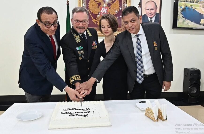 Russian Embassy Holds a Reception on Diplomat’s Day