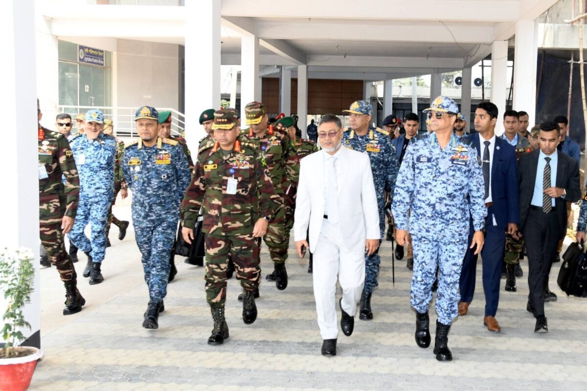 Three service chiefs visit Gazipur ahead of 13th&hellip;