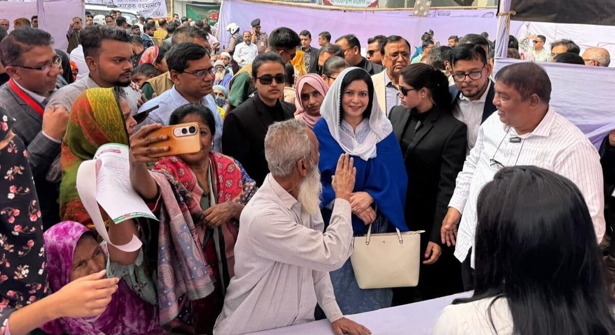 Dr. Zubaida Rahman visits free heart camp and&hellip;