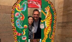 U.S. Ambassador Brent T. Christensen Enjoys Rickshaw Art&hellip;