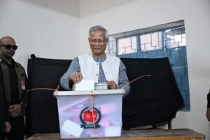 Chief Advisor Professor Muhammad Yunus casts his vote&hellip;