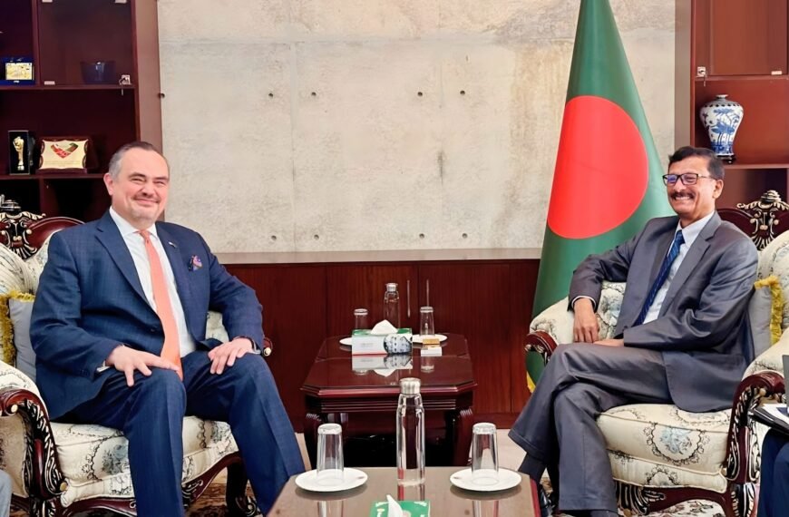 Had a wonderful and fruitful meeting with the Foreign Affairs Advisor: US Ambassador Brent Christensen