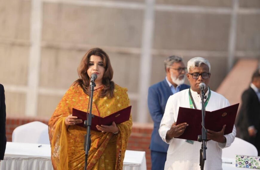 Shama Obaid Islam takes oath as State Minister of Foreign Affairs