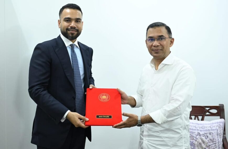 Chief Adviser’s greeting message delivered to Tarique Rahman