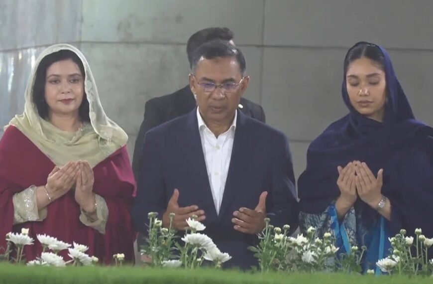 Tarique Rahman visits parents’ graves after taking oath as Prime Minister