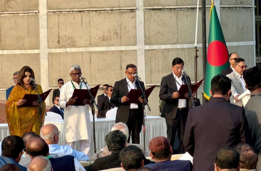 M Rashiduzzaman Millat takes oath as State Minister for Civil Aviation and Tourism