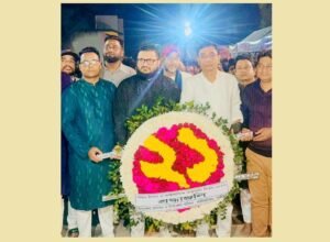 MP Mujibur Rahman pays tribute at Shaheed Minar&hellip;