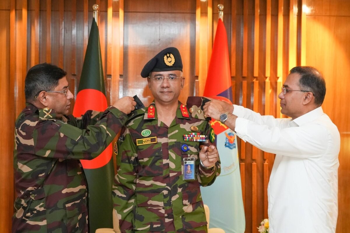 Prime Minister Tarique Rahman bestows Major General rank…