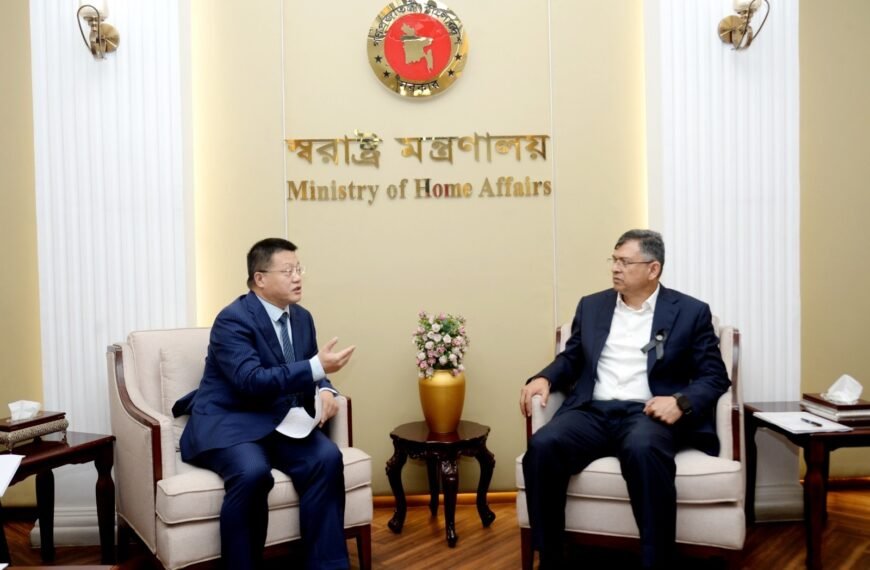 Home Minister Salahuddin Ahmed calls for more Chinese investment in Bangladesh.