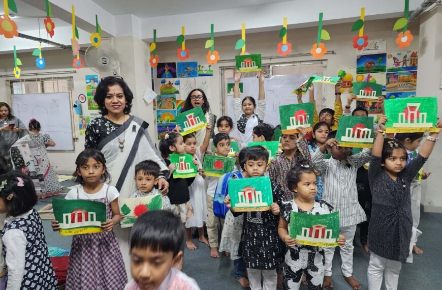 ‘Amar Ekushey’ special class held at Serov Academy of Fine Arts on the occasion of International Mother Language Day