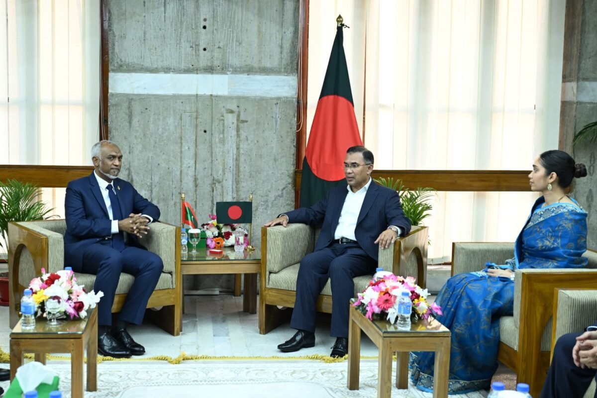 Maldives President Dr. Mohammed Muizzoo congratulates newly elected…