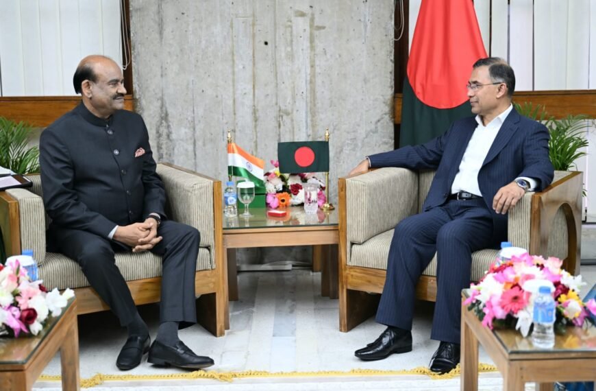 Indian Lok Sabha Speaker meets newly elected Prime Minister