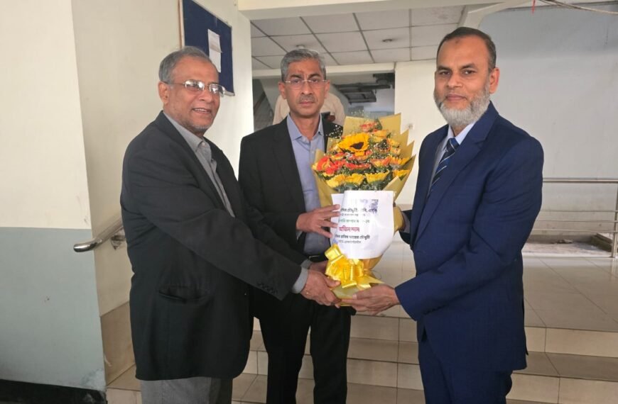 PKF Aziz Halim Khair Choudhury Chartered Accountants (PKF AHKC) Felicitates Water Resources Minister Shahid Uddin Chowdhury Annie with Floral Greetings