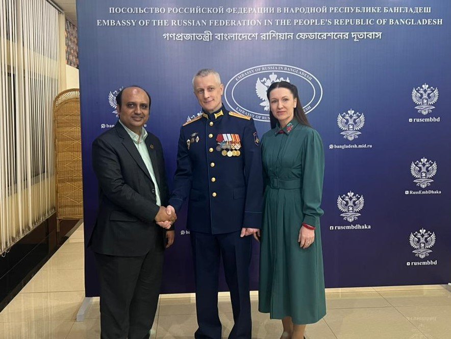 Business in Bangladesh Editor Attends Russian Embassy Reception