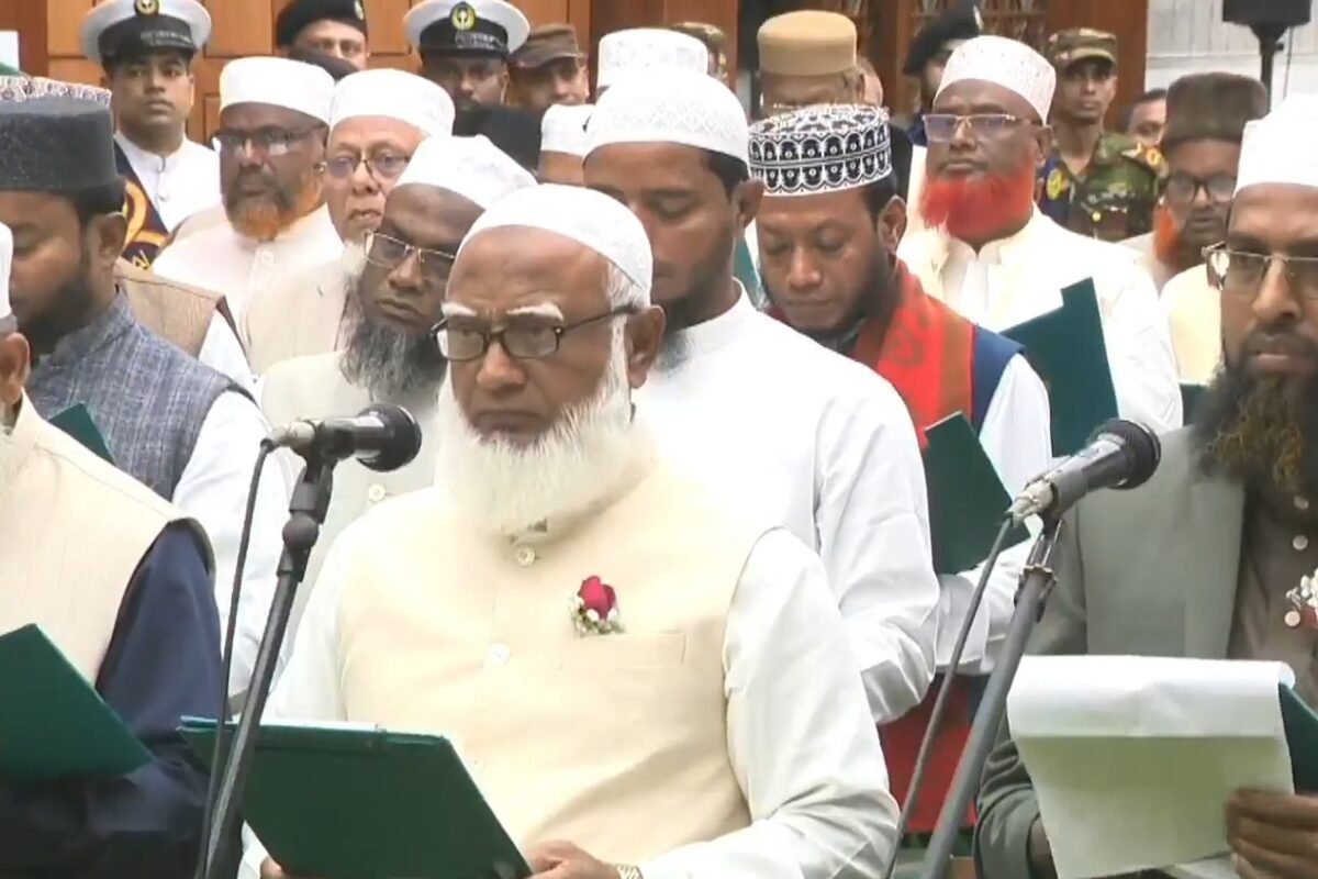 Jamaat MPs take oath as newly elected members…