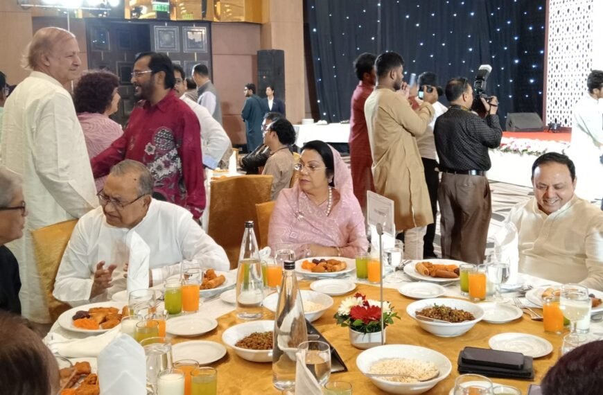 Civil Aviation and Tourism Minister Afroza Khanam attended the Indian High Commission’s Iftar