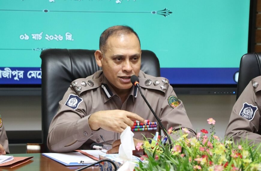 GMP Commissioner Israel Hawlader gives instructions for safe Eid journey of homebound people