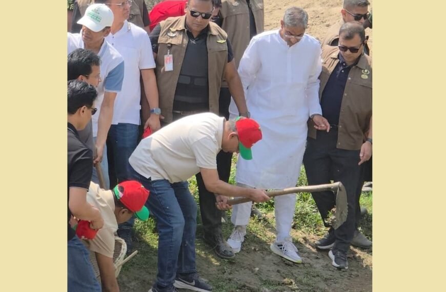 Prime Minister Tarique Rahman inaugurated the nationwide river, canal and canal re-excavation program