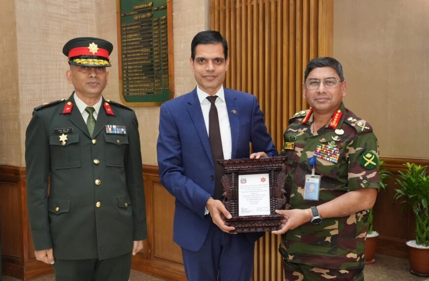 Nepalese Ambassador pays courtesy call on Army Chief