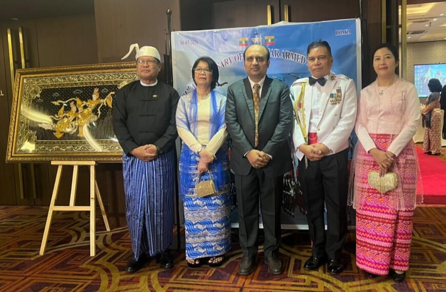 Business In Bangladesh Editor Participates in Myanmar Armed Forces Day Ceremony