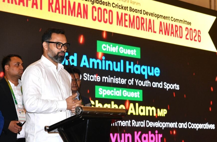 Youth is the main driving force in building a merit-based Bangladesh: State Minister for Youth and Sports