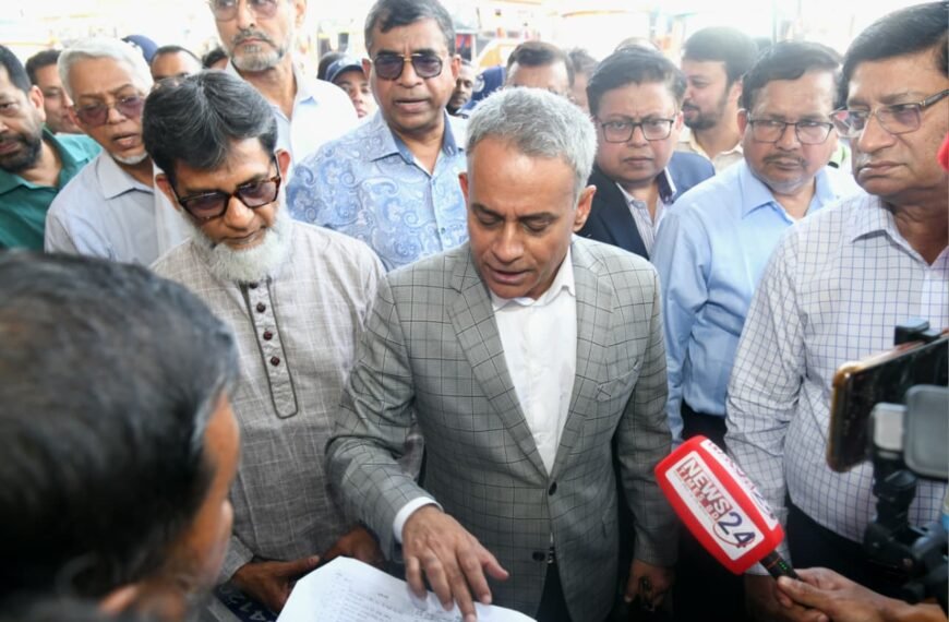 Road Minister Sheikh Rabiul Alam visits bus terminals in the capital to ensure safe and comfortable Eid journey