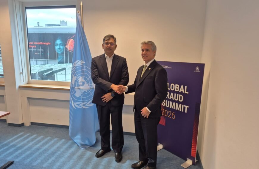 UNODC Executive Director meets Home Minister on sidelines of ‘Global Fraud Summit’ in Vienna