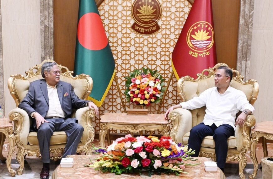 Prime Minister Tarique Rahman meets President at Bangabhaban on Independence Day