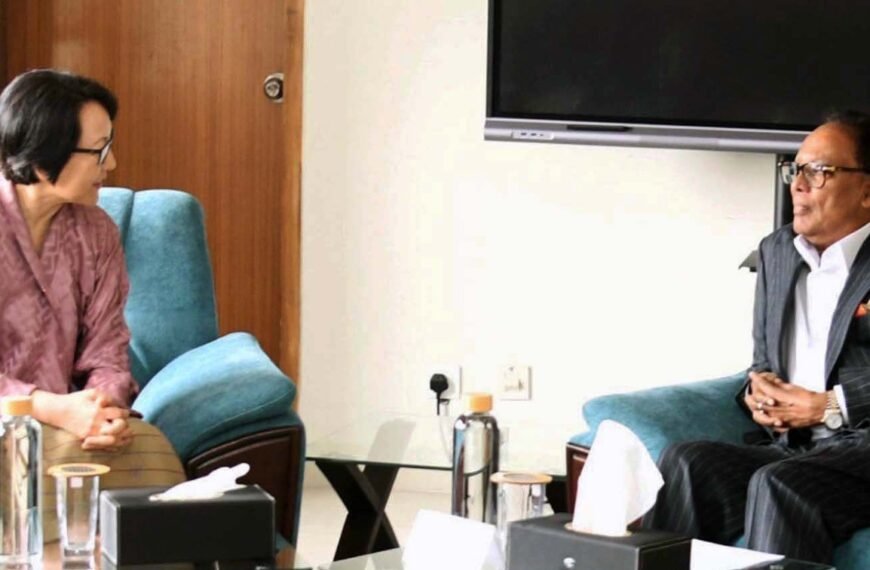 Bhutanese Ambassador Pays Courtesy Call on Minister Fakir Mahbub Anam