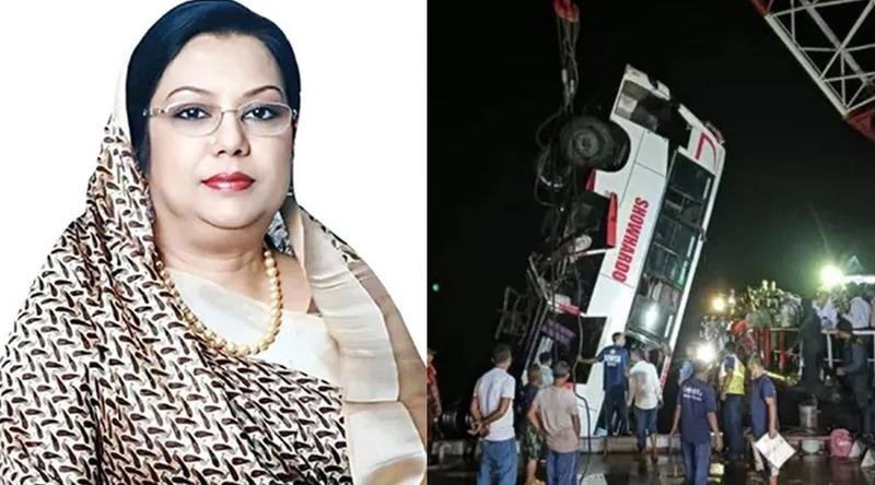 Civil Aviation and Tourism Minister expresses deep shock over loss of life in tragic bus accident in Daulatdia