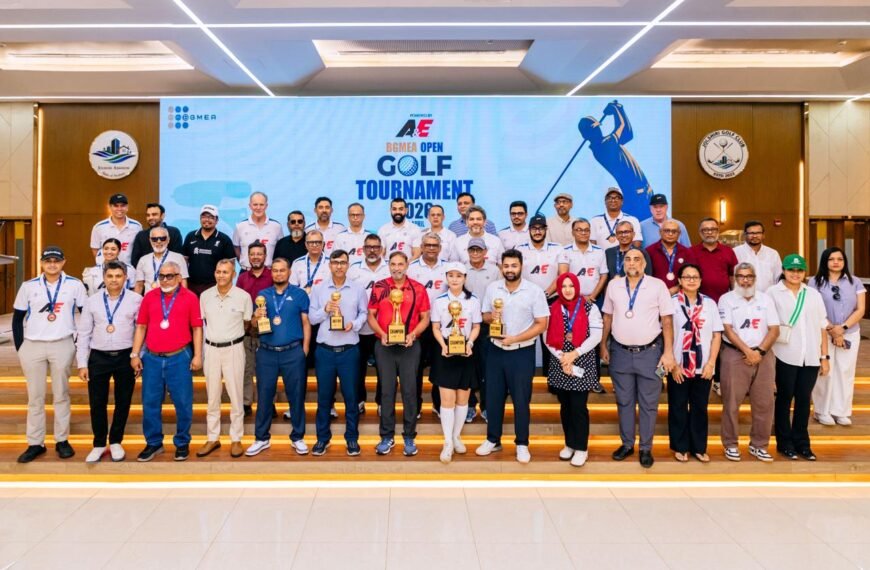 ‘BGMEA Open Golf Tournament 2026’ held in a festive and harmonious atmosphere