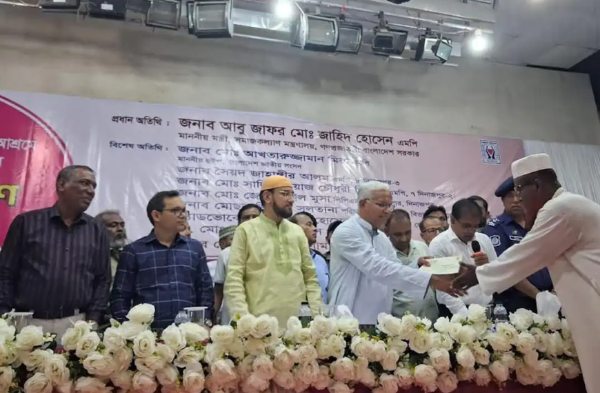 Social Welfare Minister inaugurates paved road construction work from Chararhat to Naodapara in Dinajpur
