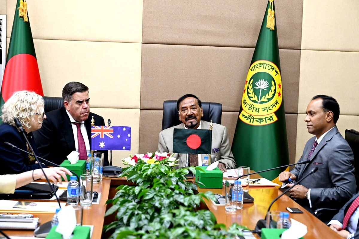 A delegation led by Speaker of the Australian…