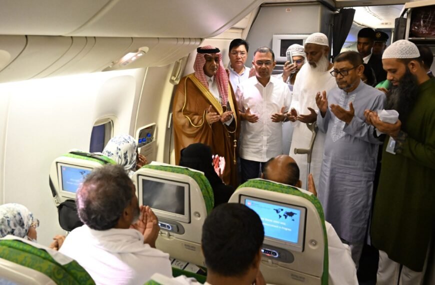 Honorable Prime Minister Mr. Tarique Rahman inaugurated Hajj Flight – 2026