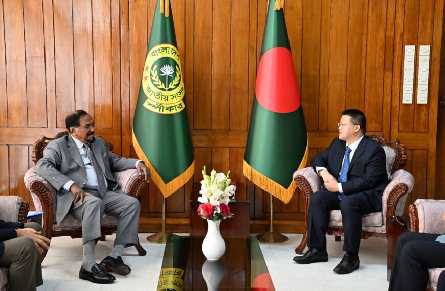 Speaker expects China’s cooperation in Rohingya crisis and Teesta project